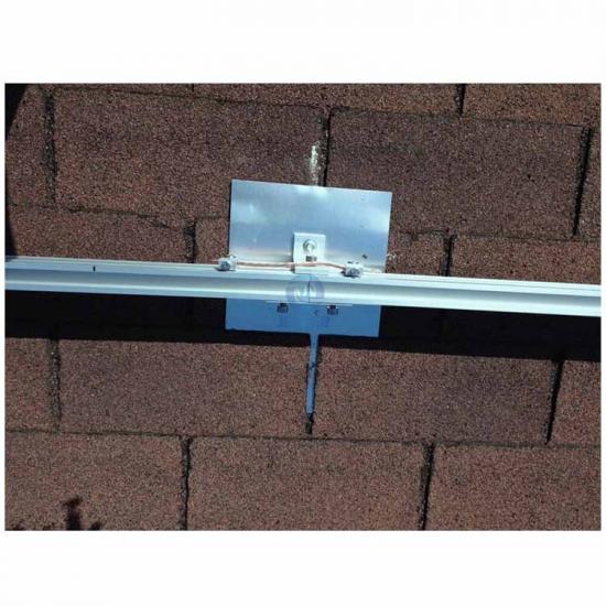 mounting solar panels on shingle roof
