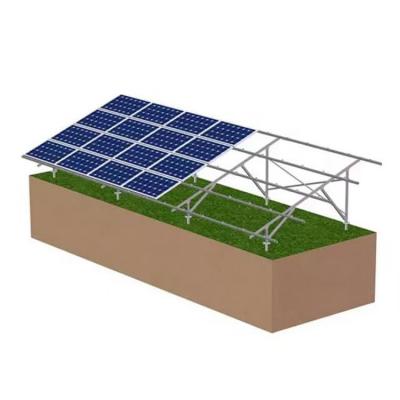 PV-Aluminium-Bodenhalterungen für die Installation von Solarmodulen
