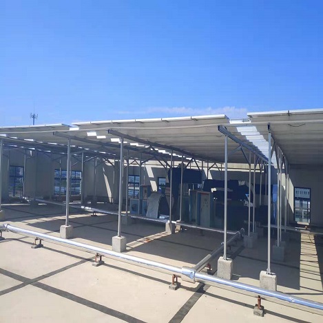  50kw Solar-flaches Dachmontagesystem